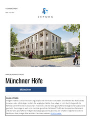Exporo Münchner Höfe